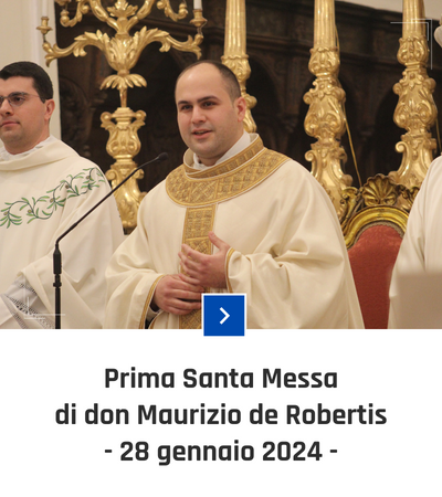 parrocchia san bernardino molfetta - prima santa messa don maurizio de robertis