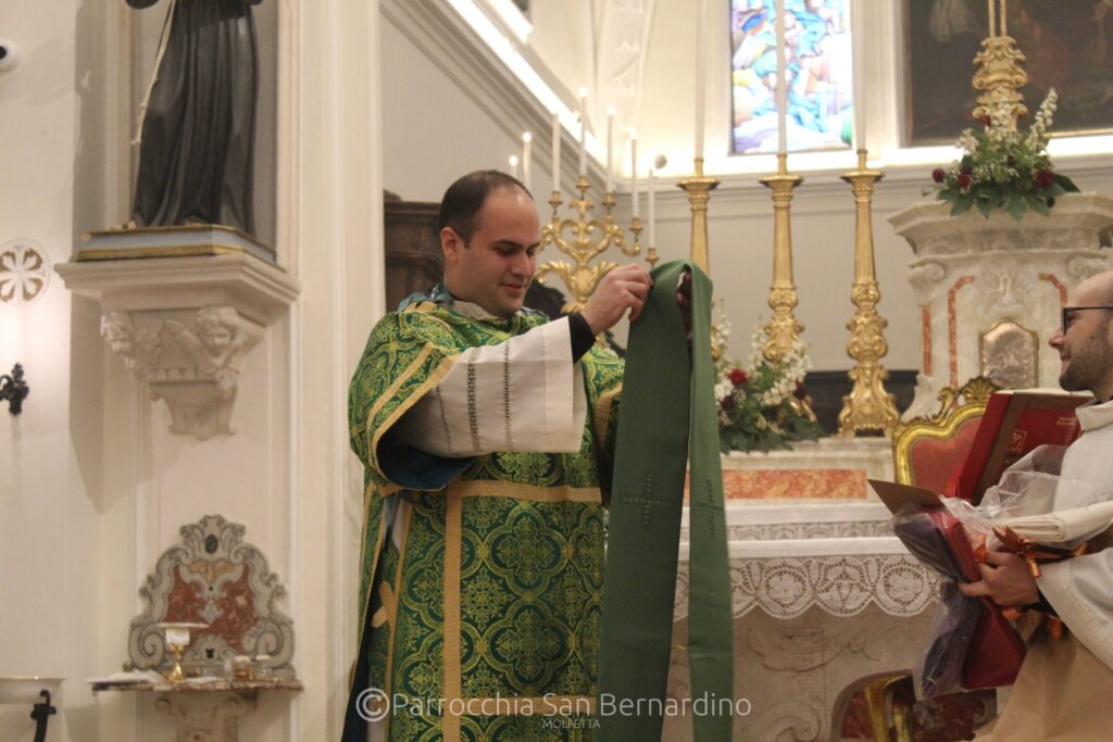 parrocchia san bernardino molfetta - santa messa don Maurizio de Robertis diacono