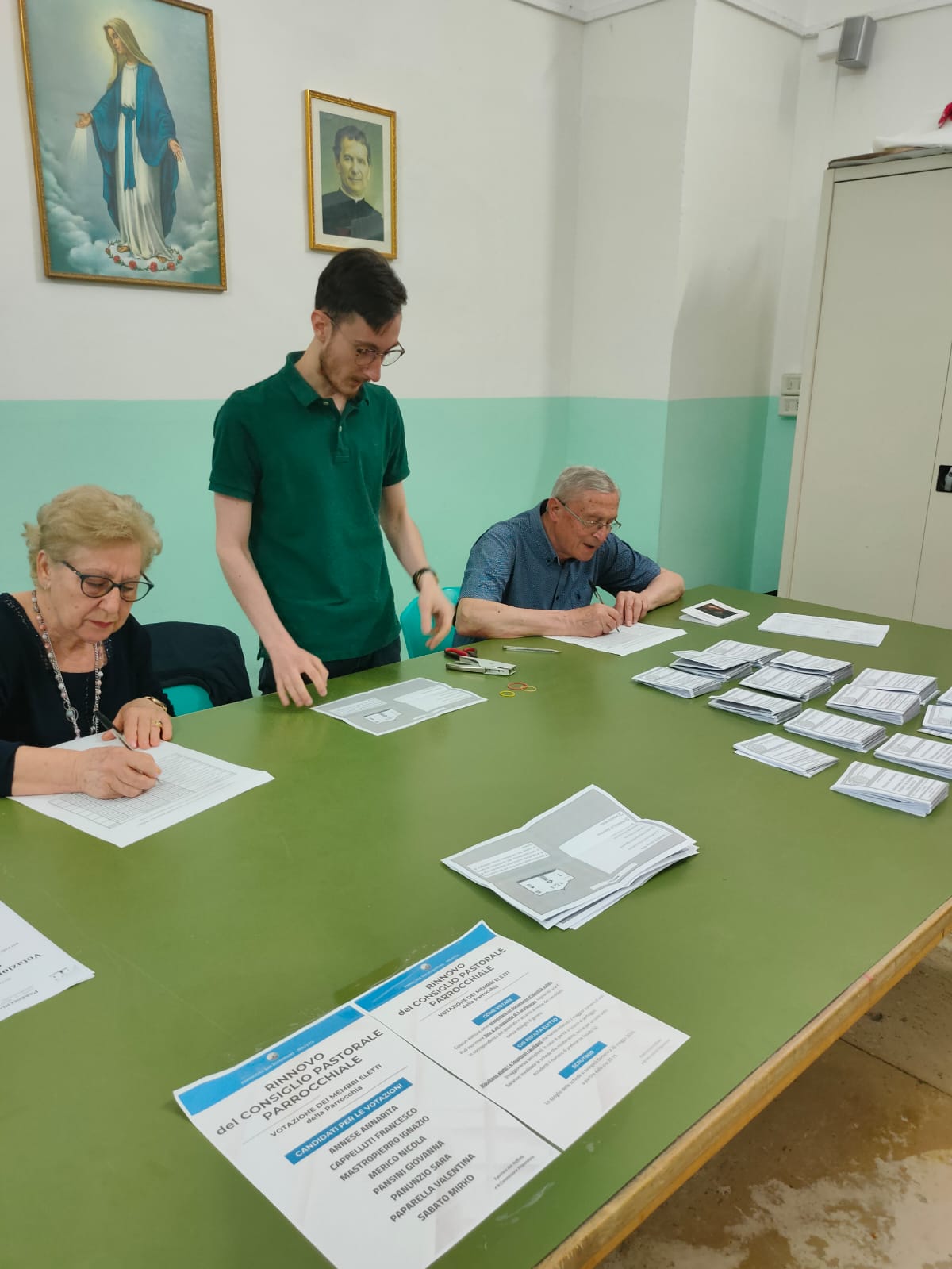 parrocchia san bernardino molfetta - votazioni elezioni membri eletti consiglio pastorale parrocchiale 2024