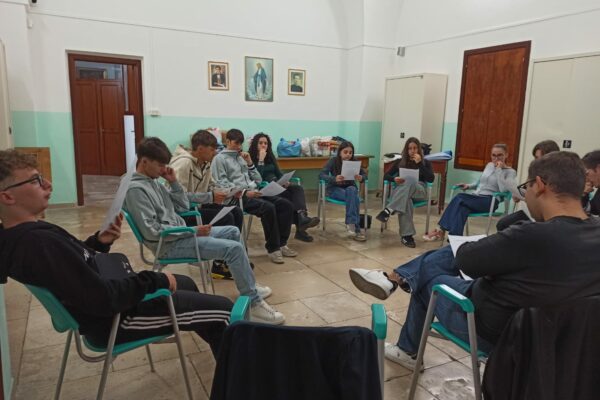 parrocchia san bernardino molfetta - incontro giovanissimi azione cattolica essenza fede paure sentimenti