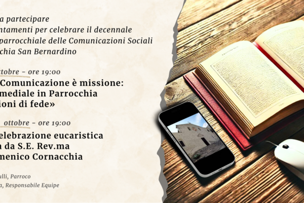 san bernardino molfetta - decennale equipe comunicazioni sociali evangelizzazione digitale